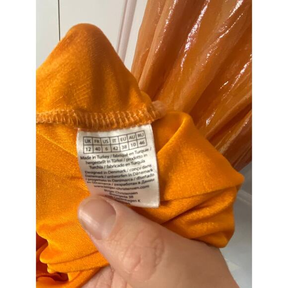 Rotate Alice Metallic Cutout Dress Size 8 - Picture 11 of 12